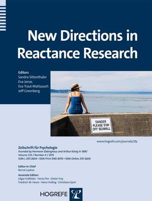 New Directions in Reactance Research 2015