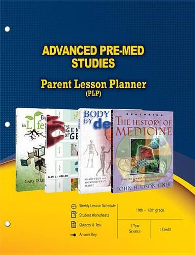 Advanced Pre-Med Studies Parent Lesson Planner