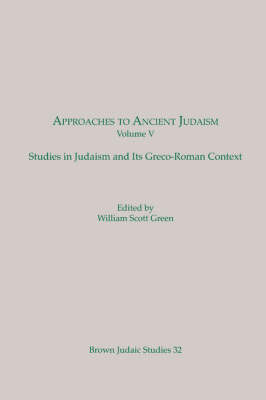 Approaches to Ancient Judaism