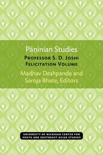 Paninian Studies