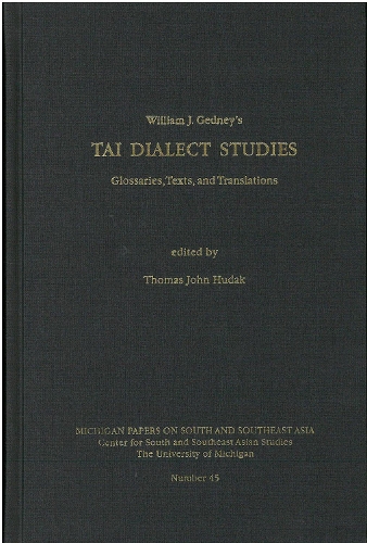 Tai Dialect Studies