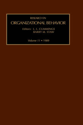 Research in Organizational Behaviour: v. 11