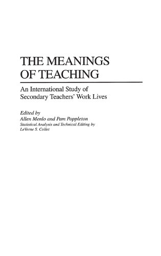 The Meanings of Teaching