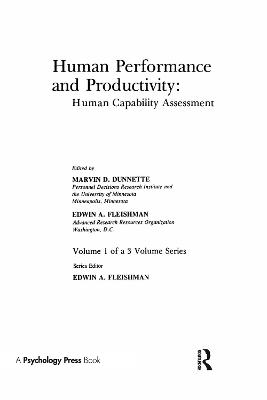 Human Performance and Productivity