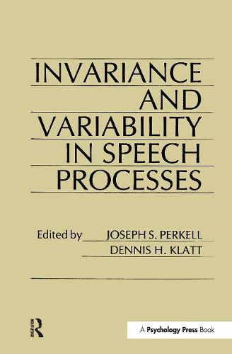 invariance and Variability in Speech Processes