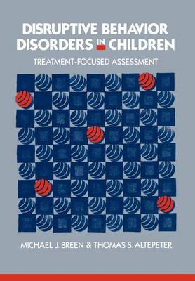 Disruptive Behaviour Disorders in Children
