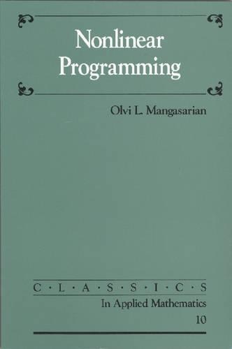 Nonlinear Programming