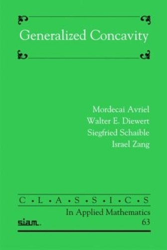 Generalized Concavity