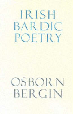 Irish Bardic Poetry