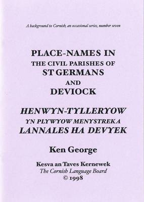 Place-Names in the Civil Parishes of St Germans and Deviock
