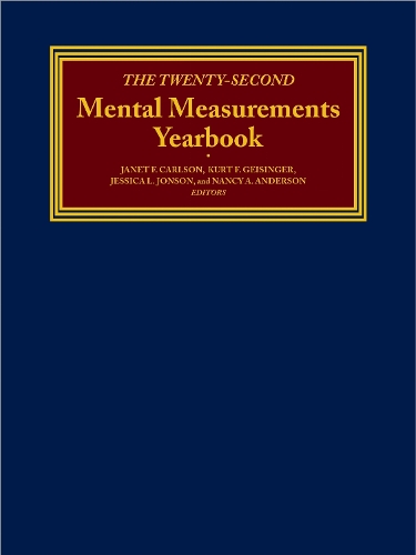 The Twenty-Second Mental Measurements Yearbook