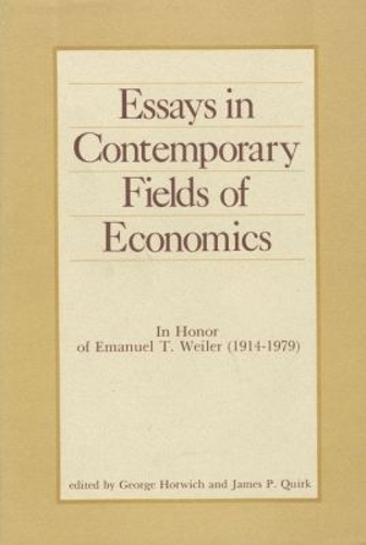 Essays in Contemporary Fields of Economics
