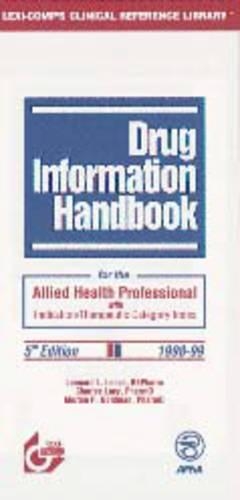 Drug Info Hd/Bk Allied Hlth 5t