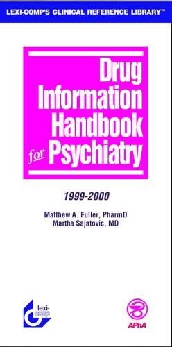 Drug Info Hd/Bk Psychiatry 1st