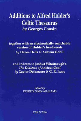 Additions to Alfred Holder's Celtic Thesaurus by Georges Cousin