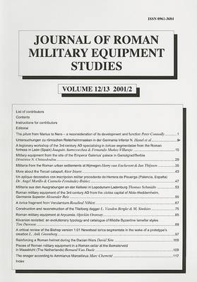 Journal of Roman Military Equipment Studies 12/13