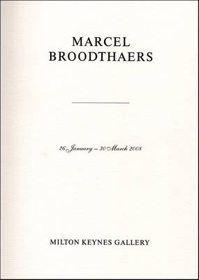 Marcel Broodthaers