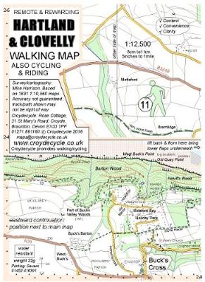 Hartland & Clovelly Walking Map