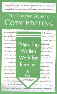 The Concise Guide to Copy Editing