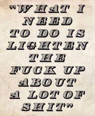 Marianne Vitale - What I Need to Do is Lighten the Fuck Up About a Lot of Shit