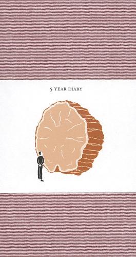 5 Year Diary: Red Cover