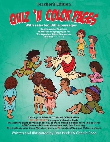 Teachers' Edition Bible ABC Quiz 'N Color Pages
