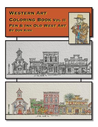 Western Art Coloring Book