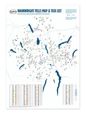 Wainwright Fells Map & Tick List