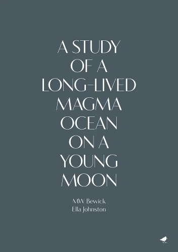 A Study of a Long-Lived Magma Ocean On a Young Moon