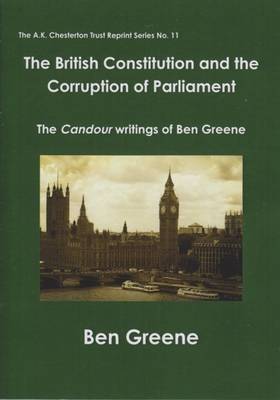 The British Constitution and the Corruption of Parliament