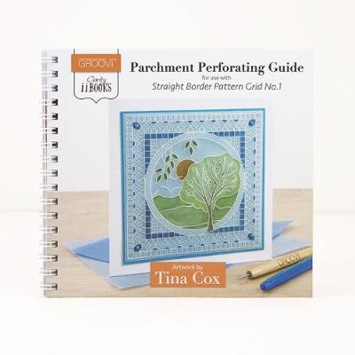 Parchment Perforating Guide for use with Straight Border Pattern Grid No.1