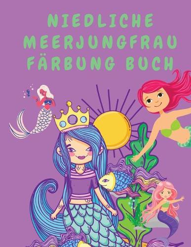 Niedliche Meerjungfrau Farbung Buch