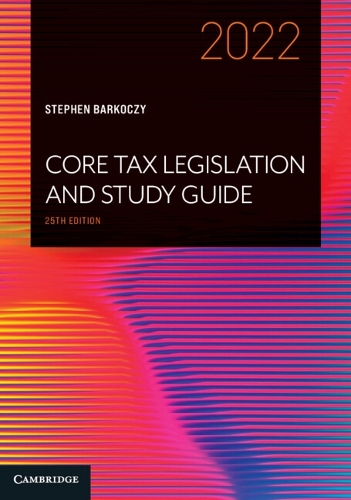 Core Tax Legislation and Study Guide 2022