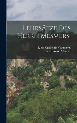 Lehrsätze des Herrn Mesmers.
