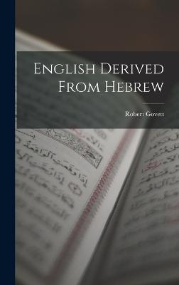 English Derived From Hebrew