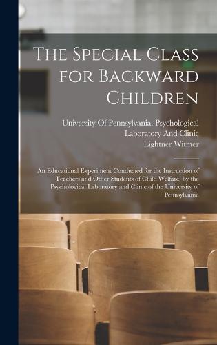 The Special Class for Backward Children