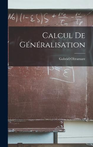 Calcul De Généralisation