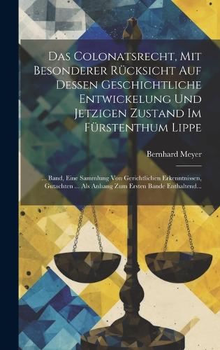 Das Colonatsrecht, Mit Besonderer Rücksicht Auf Dessen Geschichtliche Entwickelung Und Jetzigen Zustand Im Fürstenthum Lippe