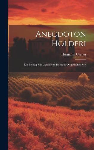Anecdoton Holderi