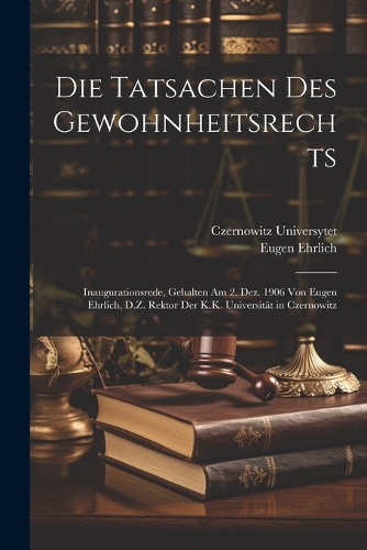 Die Tatsachen Des Gewohnheitsrechts