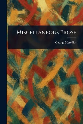 Miscellaneous Prose
