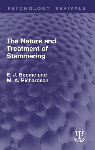The Nature and Treatment of Stammering