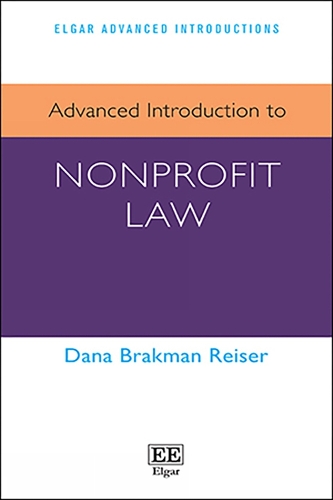 Advanced Introduction to Nonprofit Law