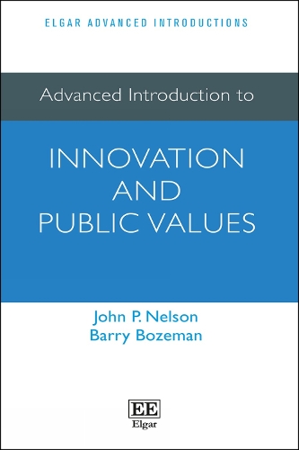 Advanced Introduction to Innovation and Public Values