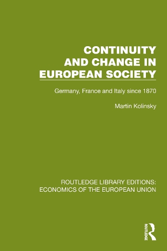Continuity and Change in European Society