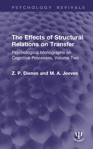 The Effects of Structural Relations on Transfer