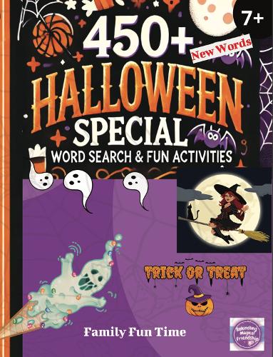 450+ New Words - Halloween Special Word Search & Fun Activities - 7+ - Family Fun Time