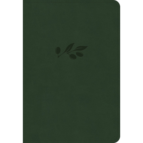 NASB Large Print Compact Reference Bible, Olive Leathertouch