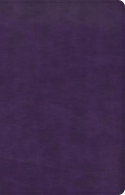 CSB Thinline Bible, Plum LeatherTouch