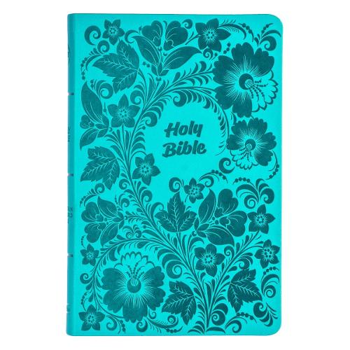 CSB Thinline Bible, Teal LeatherTouch, Value Edition